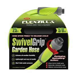 Legacy HFZG525YWS Flexzilla 25-ft Garden Hose w/SwivelGrip and drinking water safe | Dynamite Tool