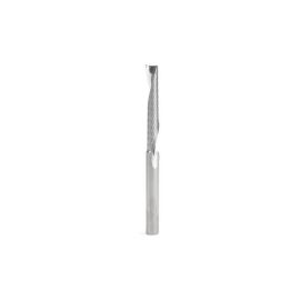 Amana Tool 51499 Metric SC Spiral O Single Flute, Plastic Cutting 6 D x 38 CH x 6 SHK x 75mm Long Up-Cut CNC Router Bit with Mirror Finish