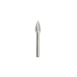 Amana Tool BURS-194 Pointed Tree Shape SC Head 3/8 D x 3/4 CH x 1/4 SHK x 2-1/2 Inch Long Double Cut SG Burr Bit