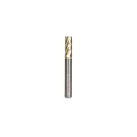 Amana Tool BURS-100NF Cylindrical Shape SC 1/4 D x 5/8 CH x 1/4 SHK x 2 Inch Long ZrN Coated Double Cut SA Burr Bit