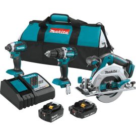 Makita XT333X1 18V LXT® Li-Ion Brushless Cordless 3-Pc. Combo Kit (4.0Ah) (2.0Ah)