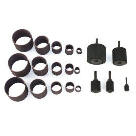 Big Horn 19530 15 Piece 1/2, 3/4, 1, 1-1/2, 2 Inch Drums Sanding Kit