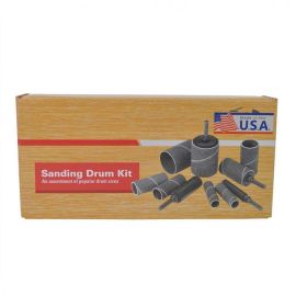 Big Horn 19530 15 Piece 1/2, 3/4, 1, 1-1/2, 2 Inch Drums Sanding Kit