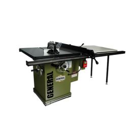 General International 350-5/3-52 230/460V 5HP 3PH 10" Deluxe Right Table Saw Kit