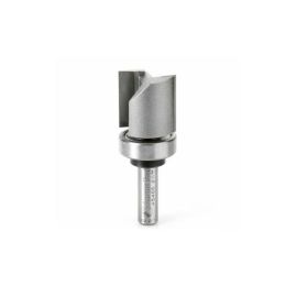 Amana Tool 45466 Carbide Tipped Flush Trim Plunge Template 1 Inch D x 1 Inch CH x 3/8 SHK w/ Upper Ball Bearing Router Bit