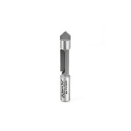 Amana Tool 45510 Carbide Tipped Panel Pilot 1/2 D x 1-3/16 CH x 1/2 Inch SHK Single Flute Router Bit