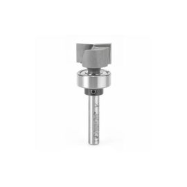 Amana Tool 45561 Carbide Tipped Bottom Cleaning 3/4 D x 7/16 CH x 1/4 Inch SHK w/ Upper Ball Bearing & Upshear Design Router Bit