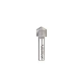 Amana Tool 45753 Carbide Tipped V Groove 120 Deg x 19.5mm (49/64) D x 3/4 CH x 1/2 Inch SHK Router Bit