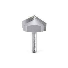 Amana 45756 120 Deg x 1-1/4 Dia CT V Groove Router Bit