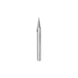 Amana Tool 45783 Solid Carbide Carving Liner 18 Deg x 1/4 D x 5/8 CH x 1/4 SHK x 2-1/2 Inch Long Single Flute Router Bit