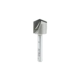 Amana Tool 45798 V-Groove 135 Deg. Folding for Aluminum Composite Material (ACM) Panels Like Alucobond, Dibond, 0.078 Tip Cut Width x 1/2 CH x 3/4 D x 1/4 Inch SHK Carbide Tipped Router Bit