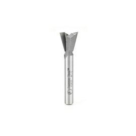 Amana Tool 45832 Carbide Tipped Dovetail 14 Deg x 1/2 D x 1/2 CH x 1/4 Inch SHK Router Bit for Omnijig & Incra