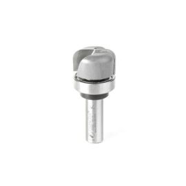 Amana Tool 45992 Carbide Tipped Bowl & Tray 1/4 R x 1-1/8 D x 5/8 CH x 1/2 Inch SHK w/ Upper Ball Bearing Router Bit