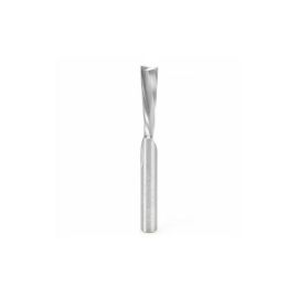 Amana Tool 46348 CNC Solid Carbide Spiral Plunge for Solid Wood 1/4 D x 1 CH x 1/4 SHK x 2-1/2 Inch Long Down-Cut Router Bit