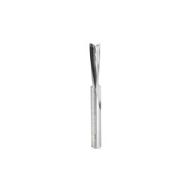 Amana Tool 46411 SC Slow Spiral ?O? Flute, Acrylic Cutting 1/4 D x 1 Inch CH x 1/4 SHK x 2-1/2 Inch Long Down-Cut Router Bit