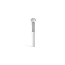 Amana Tool 47185 Carbide Tipped Overhang Trim 1/16 Overhang x 1/4 Dia x 1/2 Cut Height x 1/4 Inch Shank w/ Lower Ball Bearing Router Bit