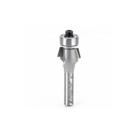 Amana Tool 47200 Carbide Tipped Bevel Laminate Trim 15 Deg Angle x 5/8 D x 9/32 CH x 1/4 Inch SHK w/ Ball Bearing Router Bit