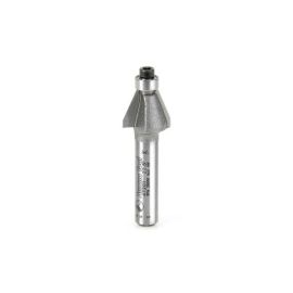 Amana Tool 47201 Carbide Tipped Bevel Laminate Trim 22 Deg Angle x 1/2 D x 3/8 CH x 1/4 Inch SHK w/ Ball Bearing Router Bit