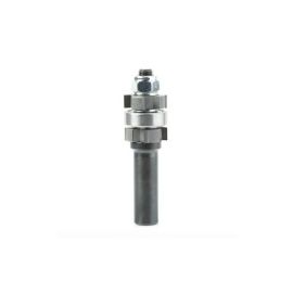 Amana Tool 47412 Carbide Tipped Double Bevel Flush Trim Cutter Assembly 7/8 D x 1/4 CH x 1/2 Inch SHK w/ Center BB Router Bit