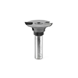 Amana Tool 47515 Carbide Tipped Cope Cutter w/ Stub Spindle - 1/4 R x 1-5/8 D x 3/8 CH x 1/2 Inch SHK w/ Lower BB Router Bit for 3/4 - 7/8 Material