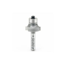 Amana Tool 49499 Carbide Tipped Corner Rounding 5/32 R x 13/16 D x 3/8 CH x 1/4 Inch SHK w/ Lower Ball Bearing Router Bit