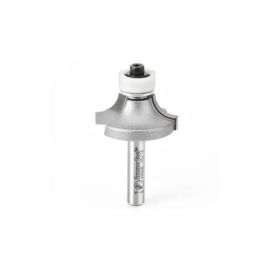 Amana Tool 49508 Carbide Tipped Corner Rounding 5/16 R x 1-1/8 D x 1/2 CH x 1/4 Inch SHK w/ Lower Ball Bearing Router Bit