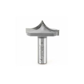 Amana Tool 49570 Carbide Tipped Plunge Ovolo with Center Point Style A 23/32 R x 1-3/4 D x 23/32 CH x 1/2 Inch SHK Router Bit