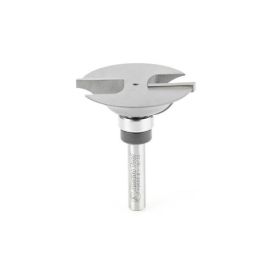 Amana Tool 49666 Carbide Tipped Ogee Rail 1-19/32 D x 3/8 CH x 11/32 R x 1/4 Inch SHK Router Bit