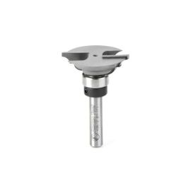 Amana Tool 49672 Carbide Tipped Classical Rail 1-1/4 D x 3/8 CH x 9/64 R x 1/4 Inch SHK Router Bit