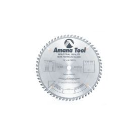 Amana Tool 510601-30 Carbide Tipped Aluminum and Non-Ferrous Metals 10 Inch D x 60T TCG, -6 Deg, 30MM Bore, Circular Saw Blade