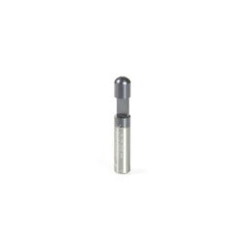 Amana Tool 51200XL Solid Carbide Panel Pilot Flush Trim 1/4 D x 1/4 CH x 1/4 SHK x 1-1/2 Inch Long Single Flute Router Bit with AlTiN Coating