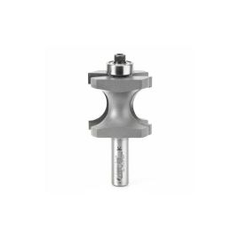 Amana Tool 51574 Carbide Tipped Bullnose 1/2 R x 1-3/16 D x 1-9/32 CH x 1/2 Inch SHK w/ Lower Ball Bearing Router Bit