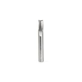 Amana Tool 51632 Solid Carbide Spiral Finisher 3/8 Dia x 5/8 Cut Height x 3/8 Shank x 3 Inch Long Up-Cut Router Bit, Leaves an Extra High Surface Finish