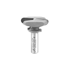 Amana Tool 53810 Carbide Tipped Finger Grip 13/64 x 5/64 R x 1-49/64 D x 53/64 CH x 1/2 Inch SHK Router Bit