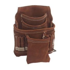 Bucket Boss 54063 10 Pocket Suede Leather Pouch