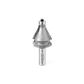 Amana Tool 54262 Carbide Tipped Handrail 1/8 x 19/32 R x 1-3/8 D x 1-1/2 CH x 1/2 Inch SHK w/ Lower Ball Bearing Router Bit