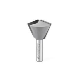 Amana Tool 54270 Carbide Tipped Multi-Sided Glue Joint 67.5 / 22.5 Deg x 1-5/8 D x 1-1/4 CH x 1/2 Inch SHK Router Bit