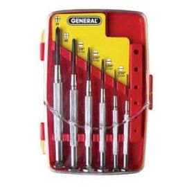 General Tools 609 Six-piece Precision Screwdriver Set