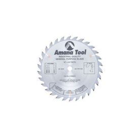 Amana Tool 610300 Carbide Tipped General Purpose 10 Inch D x 30T ATB, 15 Deg, 5/8 Bore, Circular Saw Blade