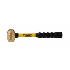 ABC Hammers ABC2BFB 2 LB. BRASS HAMMER WITH 12" FIBERGLASS HANDLE