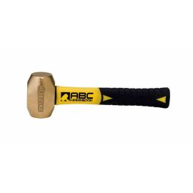 ABC Hammersw ABC2BFS 2 LB. BRASS HAMMER WITH 8" FIBERGLASS HANDLE