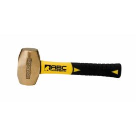 ABC Hammers ABC3BFS 3 LB. BRASS HAMMER WITH 8" FIBERGLASS HANDLE