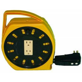 Alert 6000-20G-GF Multi-Outlet Manual Wind-Up Reel w/ GFCI