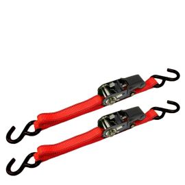 CargoLoc 42461 Premium Ratchet Tie Downs - 2 Pk - 15 Ft - 500 Lbs Load Cap