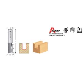 Amana 45430 Carbide Tipped Straight Plunge 5/8 Dia x 1 Inch x 1/2 Shank