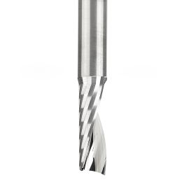 Amana 51404 Solid Carbide CNC Spiral 'O' Flute, Plastic Cutting 1/4 Dia x 3/4 x 1/4 Inch Shank Up-Cut Router Bit