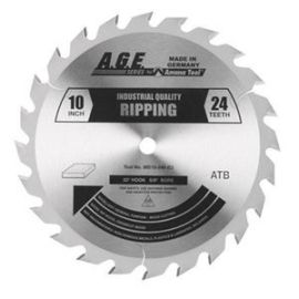 A.G.E MD10-240-30 10 in. x 24 Tooth ATB 30mm. Bore Heavy Duty Ripping Saw Blade