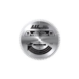 A.G.E. MD10-801C 10-inch x 80T TCG Laminate Saw Blade