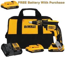 DeWalt DCF620D2 20V MAX* XR Li-Ion Brushless Drywall Screwgun Kit (2.0Ah)