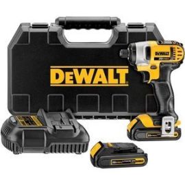 DeWalt DCF885C2 20V MAX Lithium Ion 1/4 in. Impact Driver Kit (1.5Ah)